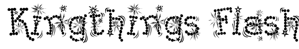 Kingthings Flashbang font preview
